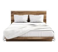 GEMITEX Juego de Cama Fabricado en Italia, 100% algodón, Color Liso, de Matrimonio, línea de algodón en Color Blanco, con Tratamiento Antiarrugas y hipoalergénico