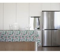 GEMITEX Mantel Tradition, Felpa, Encerado, Impermeable y Antimanchas, decoración 4145 orquídea Jungle, Ideal para mesas rectangulares para 10/12 Personas, 140 x 240 cm, Fabricado en Italia, Acabado