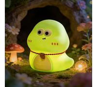 Gemmac Luz Nocturna de Silicona Serpiente con Táctil 3 Cambios y 8 RGB Colores Carga USB-C Batería de Larga Duración Temporizador 30 min Dormir Decoración Regalos para Sala de Estar, Dormitorio