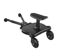 GemonExe Tabla universal 2 en 1 para cochecito con asiento desmontable, tabla deslizante para cochecito adecuada para la mayoría de marcas de cochecitos, soporta niños de hasta 55 libras