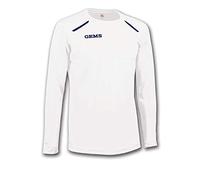 Gems Nord Carolina, Jersey de Mangas largas Niños, Bianco/BLU, YS