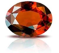 GEMS RIVER I Natural Certified Ceilán Hesonita Gomed I Energized Oval Shape Stone I Granate Loose Gemstone for Astrology 1.80 Quilates 2.25 Ratti (P239), Piedra preciosa, Hesonita, Gema, Hessonita