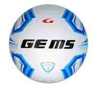 GEMS UN07-0302 Olímpico Academy - Balón de fútbol, fútbol, fútbol Sala, Blanco/Azul, Talla 4