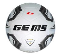 GEMS UN07-0310 Olímpico Academy - Balón de fútbol, fútbol, fútbol Sala, Blanco/Negro, Talla 4