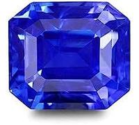 GEMSJEWELS Gemas certificadas sin calentar 10.25 ratti 9.30 quilates AA++ piedra preciosa suelta de zafiro azul natural de calidad original (propósito astrológico), zafiro azul natural / Neelam,