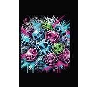 Gemstone Graffiti: Perfect for doodling, journaling, memos, & creative writing on the go, features 200 lined pages, A5 size for easy portability, with ... that's both durable and eye-catching. Chat