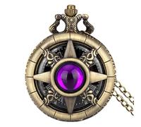 Gemstone Horology - Crystal Chronometer, Ornate Fob Device, Elegant Scale Display | Artisan Quartz Wristless Accessory, Manual Power Elegant Holiday Souvenir, Collector Premium heir loom Display Case