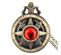 Gemstone Horology - Crystal Chronometer, Ornate Fob Device, Elegant Scale Display | Artisan Quartz Wristless Accessory, Manual Power Elegant Holiday Souvenir, Collector Premium heir loom Display Case