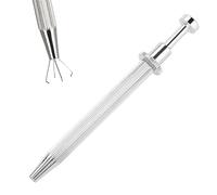 Gemstone Pick Up Tool - 4,72 x 0,47 x 0,47 pulgadas Professional 4 Claw Gemstone Catcher - Ergonomic Non-Slip Handle Holder for Making Earrings, Necklaces, Rings, Pendants