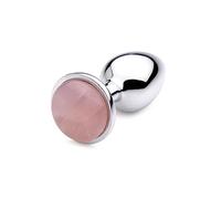 Gemstones Rose Quartz Gem Small Anal Plug