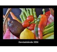 Gemüsekalender 2026 Fotokalender DIN A3: Monatskalender mit Bild-Motiven aus Fauna und Flora, Natur, Blumen und Pflanzen