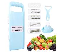 Gemüseschneider | Ergonomischer Sicherer Rutschfester Prozessor | Küchenwürfelschneider,Für Kartoffeln Fleisch Knoblauch Salat Eier Kochen Huhn