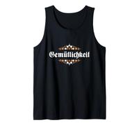 Gemütlichkeit Gemutlichkeit German October Fest Cozy Camiseta sin Mangas