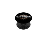 Gemütlichkeit Gemutlichkeit German October Fest Cozy PopSockets PopGrip Adhesivo