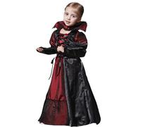 GEMVIE,Disfraz,Vestido de vampiresa,de Bruja,Drácula,Ideal para carnaval Halloween,Para niña