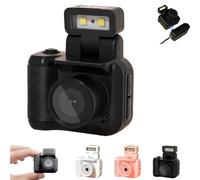 Gen.2 Mini Retro Keychain Camera - Pocket-Sized Fun with Vintage Flair, Portable Point Mini Camera with 6 Filters, 2025 New 64g HD Cameras for Travel. (32g,Black)
