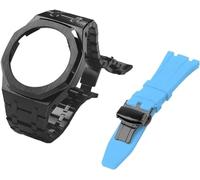 Gen 5 Metal Watch Case Bezel Strap+Fluororubber Watch Band Combination Set，For GA2100 GA2110 GAB2100 GM2100 Mod Kit for Watch Full