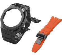 Gen 5 Metal Watch Case Bezel Strap+Fluororubber Watch Band Combination Set，For GA2100 GA2110 GAB2100 GM2100 Mod Kit for Watch Full