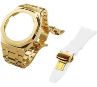 Gen 5 Metal Watch Case Bezel Strap+Fluororubber Watch Band Combination Set，For GA2100 GA2110 GAB2100 GM2100 Mod Kit for Watch Full