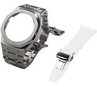 Gen 5 Metal Watch Case Bezel Strap+Fluororubber Watch Band Combination Set，For GA2100 GA2110 GAB2100 GM2100 Mod Kit for Watch Full