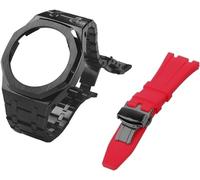 Gen 5 Metal Watch Case Strap+Fluororubber Watch Band Combination Conjunto de la banda, para GA2100 GA2110 GAB2100 GM2100 MOD Kit para reloj completo