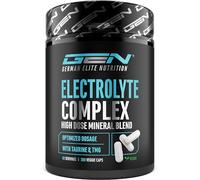 GEN GERMAN ELITE NUTRITION Electrolyte Complex - 300 Cápsulas | Taurina y Betaína (TMG), Sodio, Potasio, Magnesio y Calcio - 3600 mg por Dosis Diaria - 60 Porciones - Vegano