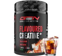 GEN GERMAN ELITE NUTRITION Flavoured Creatine polvo - 550 g - Cola | Creatina Monohidrato + L-Taurina - Creatina Micronizada con Sabor - Sin Azúcar - Solubilidad Óptima - Vegano