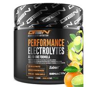 GEN GERMAN ELITE NUTRITION Performance Electrolytes - 400 g - Naranja Lima | Sodio, Potasio, Magnesio, Calcio y Cloruro - Con Citrulina y Taurina - Sin Azúcar - Vegano