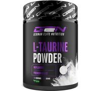 GEN GERMAN ELITE NUTRITION Taurina en Polvo - 500 g - Aminoácido L-Taurina | 2500 mg de L-Taurina por Dosis Diaria - Solubilidad óptima - Vegano - Sin Aditivos