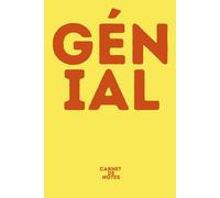 GÉN-IAL | Carnet de notes “Mots Coupés” | 172 pages | Format 6x9" : Carnet ligné pour capturer ses meilleures idées, organiser ses projets et ... en action | Cadeau original: Livre à exposer
