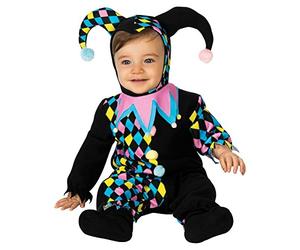 GEN - JESTER - FANCY DRESS COSTUME (SIZE: 1-2) Unisex Costumes NUEVO