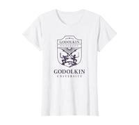 Gen V Godolkin University Purple School Seal TV Show Camiseta, Mujer, Blanco, XXL