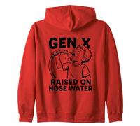 Gen X - Elevado EN Agua DE Manguera - Humor Xennial - Años 70s 80s 90s Sudadera con Capucha