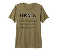 Gen X Funny Dictionary Generation xer No Nos Importa Meme Camiseta Premium