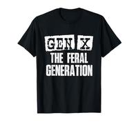 Gen X La Generación Feral - Generación X Gen xer Nostalgia Camiseta