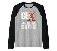 Gen X levantado afuera hasta Que Las Luces se encendieron todavía Alrededor Camiseta Manga Raglan