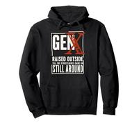 Gen X levantado afuera hasta Que Las Luces se encendieron todavía Alrededor Sudadera con Capucha