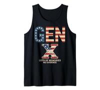 Gen X: Muchos Recuerdos, no Hay evidencia de un Divertido Padre Patriota Retro Camiseta sin Mangas
