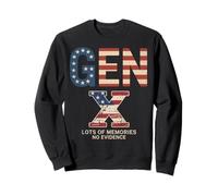 Gen X: Muchos Recuerdos, no Hay evidencia de un Divertido Padre Patriota Retro Sudadera