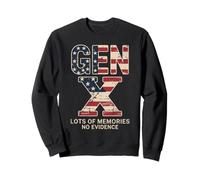 Gen X: Muchos Recuerdos, no Hay evidencia de un Divertido Padre Patriota Retro Sudadera