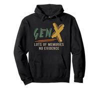 Gen X Muchos Recuerdos Sin Evidencia Divertido Meme Sarcástico Sudadera con Capucha