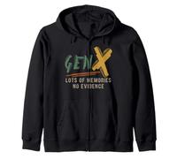 Gen X Muchos Recuerdos Sin Evidencia Divertido Meme Sarcástico Sudadera con Capucha