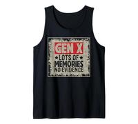 Gen X Muchos Recuerdos Sin Evidencia Gracioso Dicho Sarcástico Camiseta sin Mangas