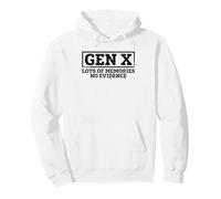 Gen X Muchos Recuerdos Sin evidencia Sudadera con Capucha