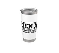 Gen X Muchos recuerdos Sin evidencia Vaso térmico de acero inoxidable de doble pared