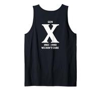 Gen X No Nos Importa la filosofía de la apatía Camiseta sin Mangas