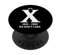 Gen X No Nos Importa la filosofía de la apatía PopSockets PopGrip Adhesivo