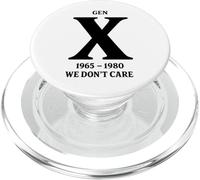 Gen X No Nos Importa la filosofía de la apatía PopSockets PopGrip para MagSafe