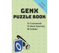 Gen X Puzzle Book: Puzzle Book with Easy to Read Print about GenX Slang, Tech, Fashion, and More | 6x9 inches | 60 Puzzles... Gift for Vacations, Holidays, and Free Times