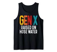 Gen X Raised On Hose Agua Divertido Humor Retro Generación X Camiseta sin Mangas